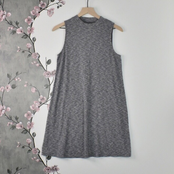 Madewell Dresses & Skirts - Madewell Marled Mockneck Swingy Tank Dress